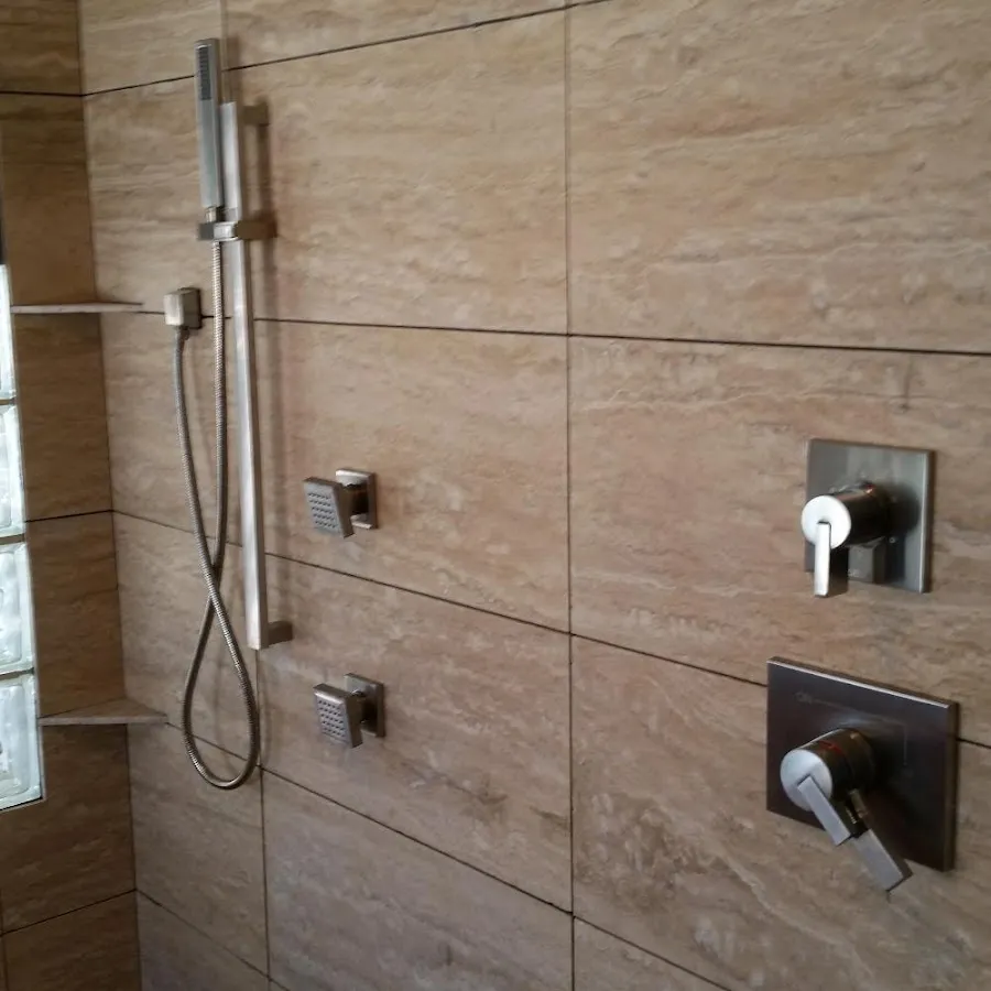 Shower fixture installation for Water Heater Replacement in Bettendorf